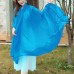 Blue female bib all-match long shawl all-match silk scarf